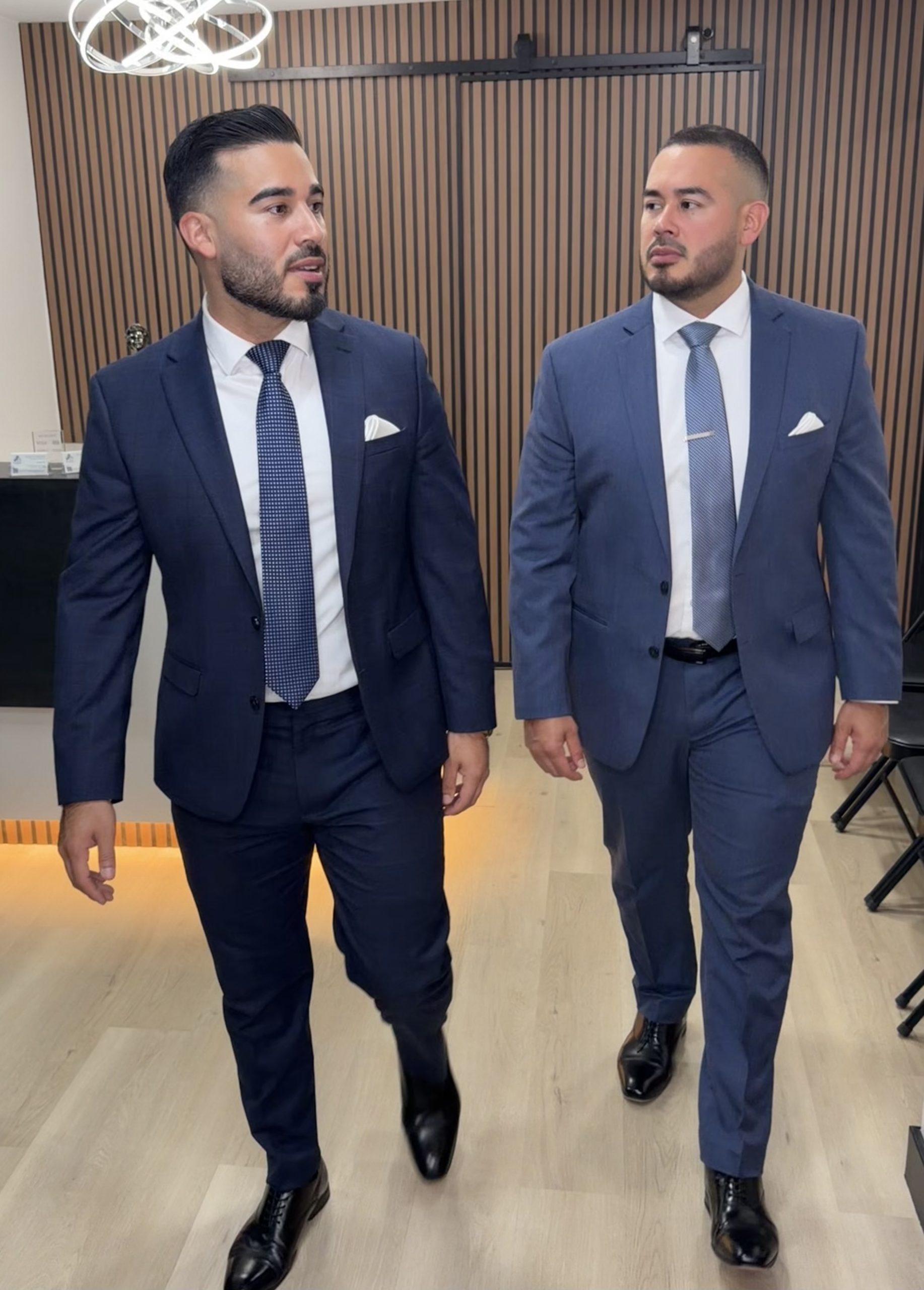 Alan and Felix Alan and Felix Escobar, attorneys at Escobar Law Firm Walking, Call (703) 268-9199 to schedule a consultation.
